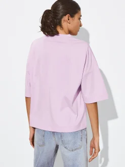 PARFOIS Camiseta Básica Violeta Clearance
