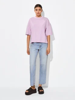 PARFOIS Camiseta Básica Violeta Clearance