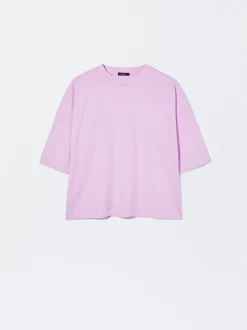 PARFOIS Camiseta Básica Violeta Clearance