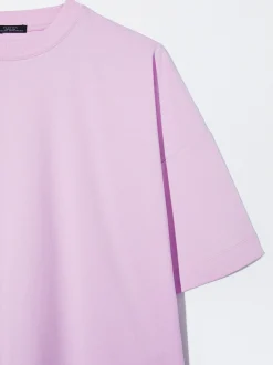 PARFOIS Camiseta Básica Violeta Clearance