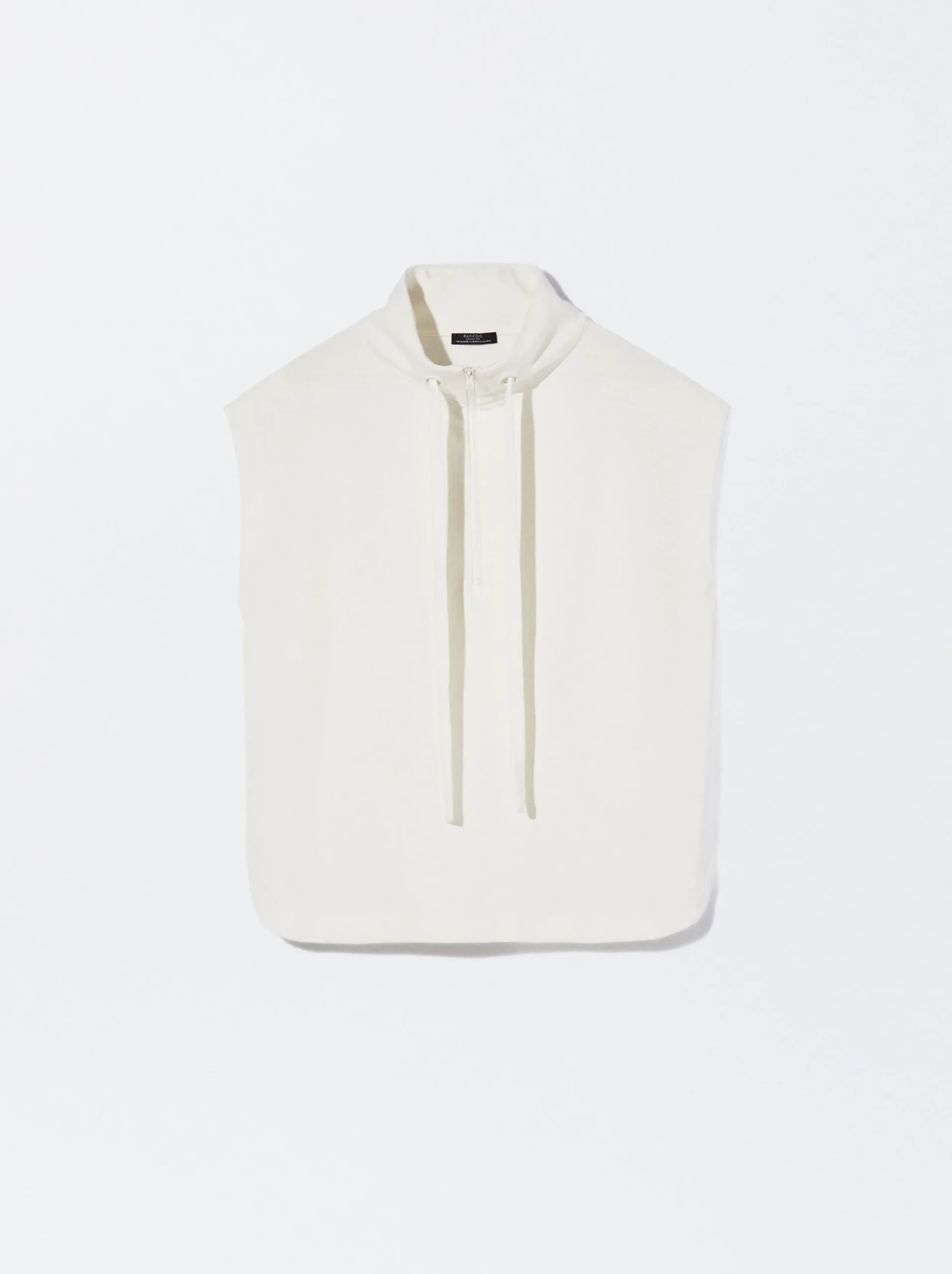 PARFOIS Camiseta Jogger Con Zip Crudo Discount