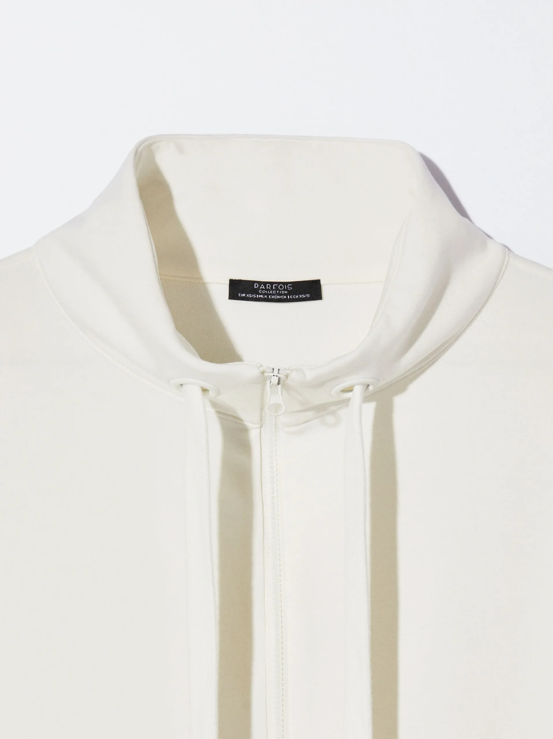 PARFOIS Camiseta Jogger Con Zip Crudo Discount