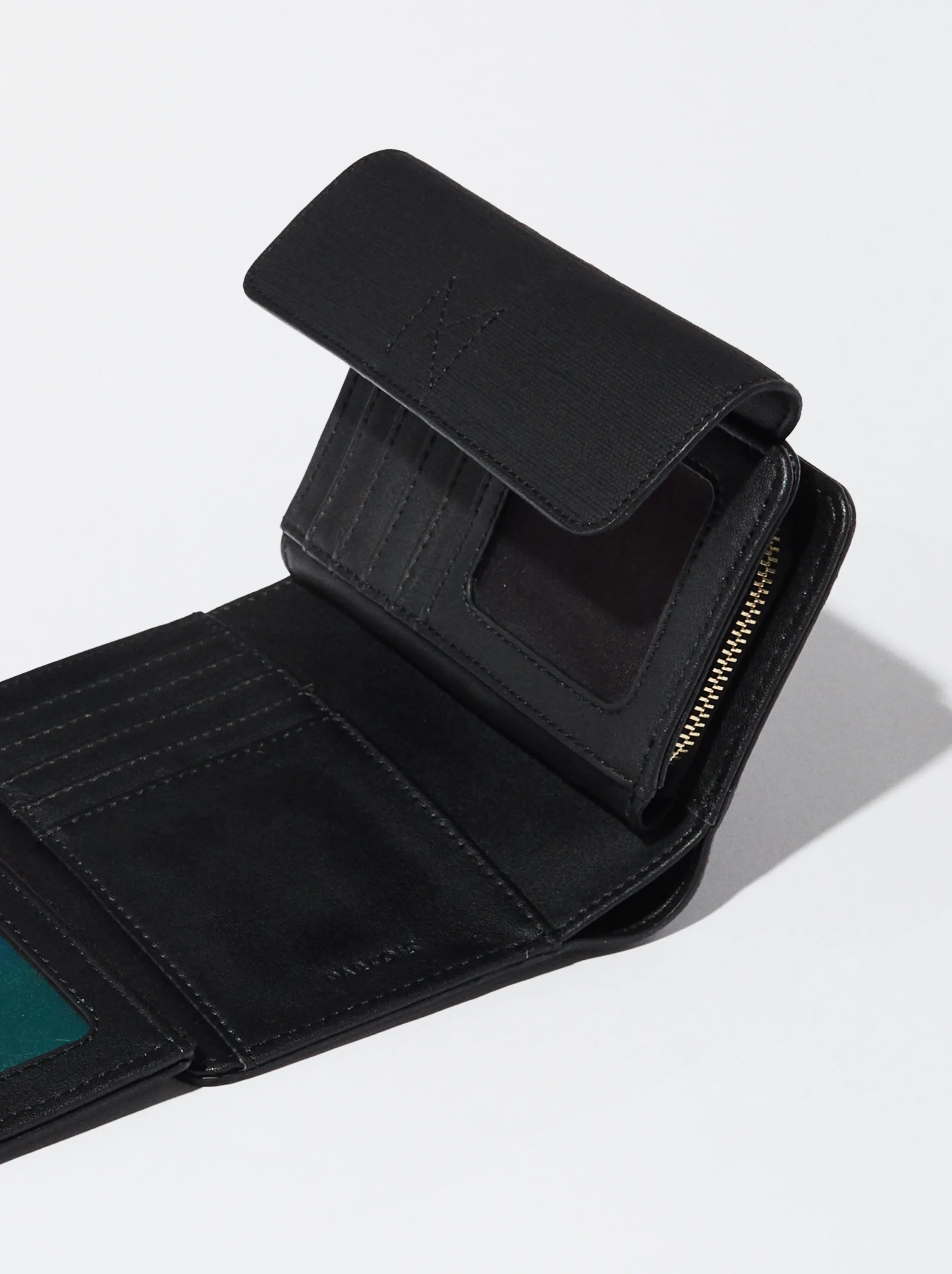 PARFOIS Cartera Básica Negro New