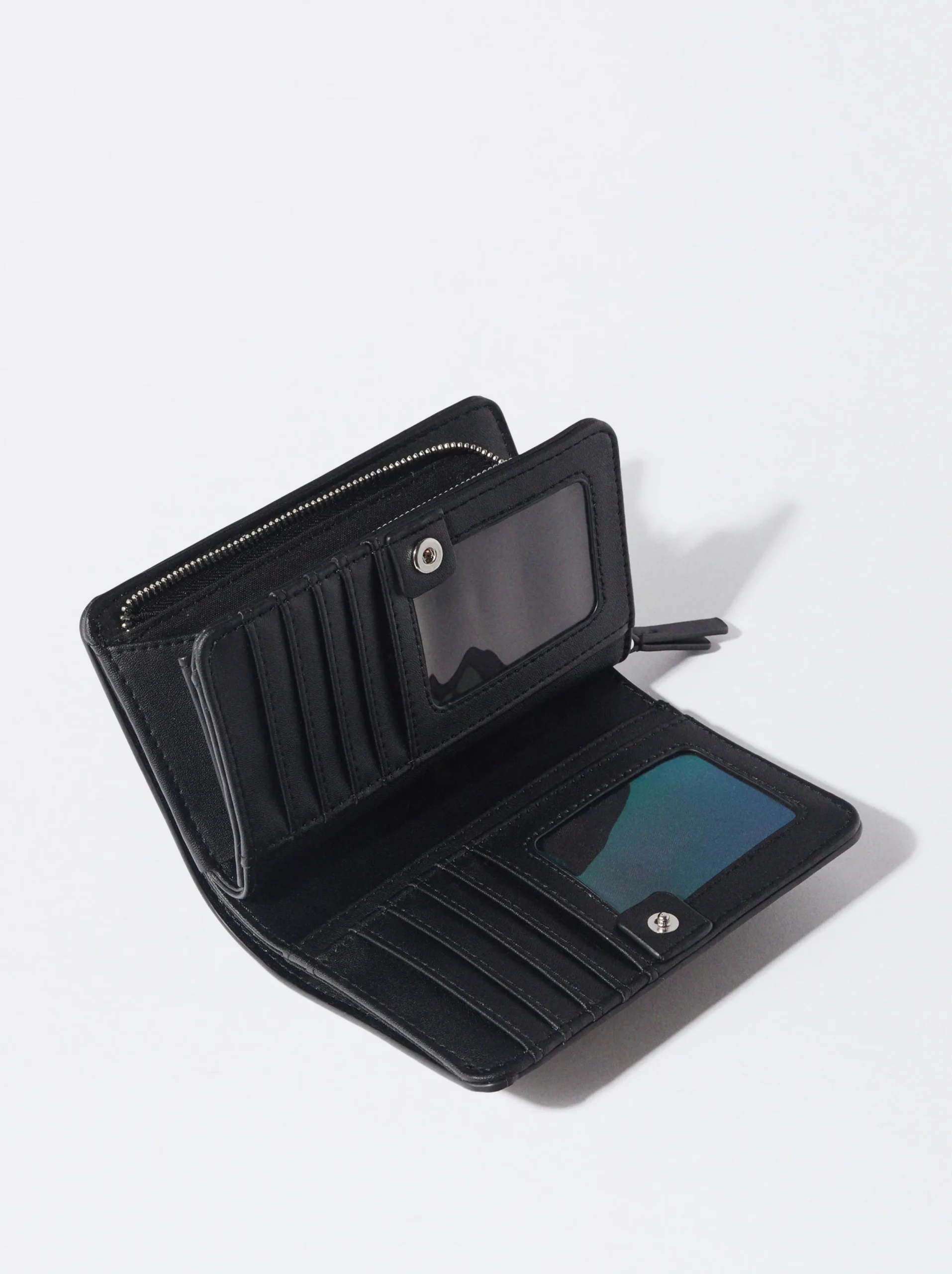 PARFOIS Cartera Básica Negro Discount