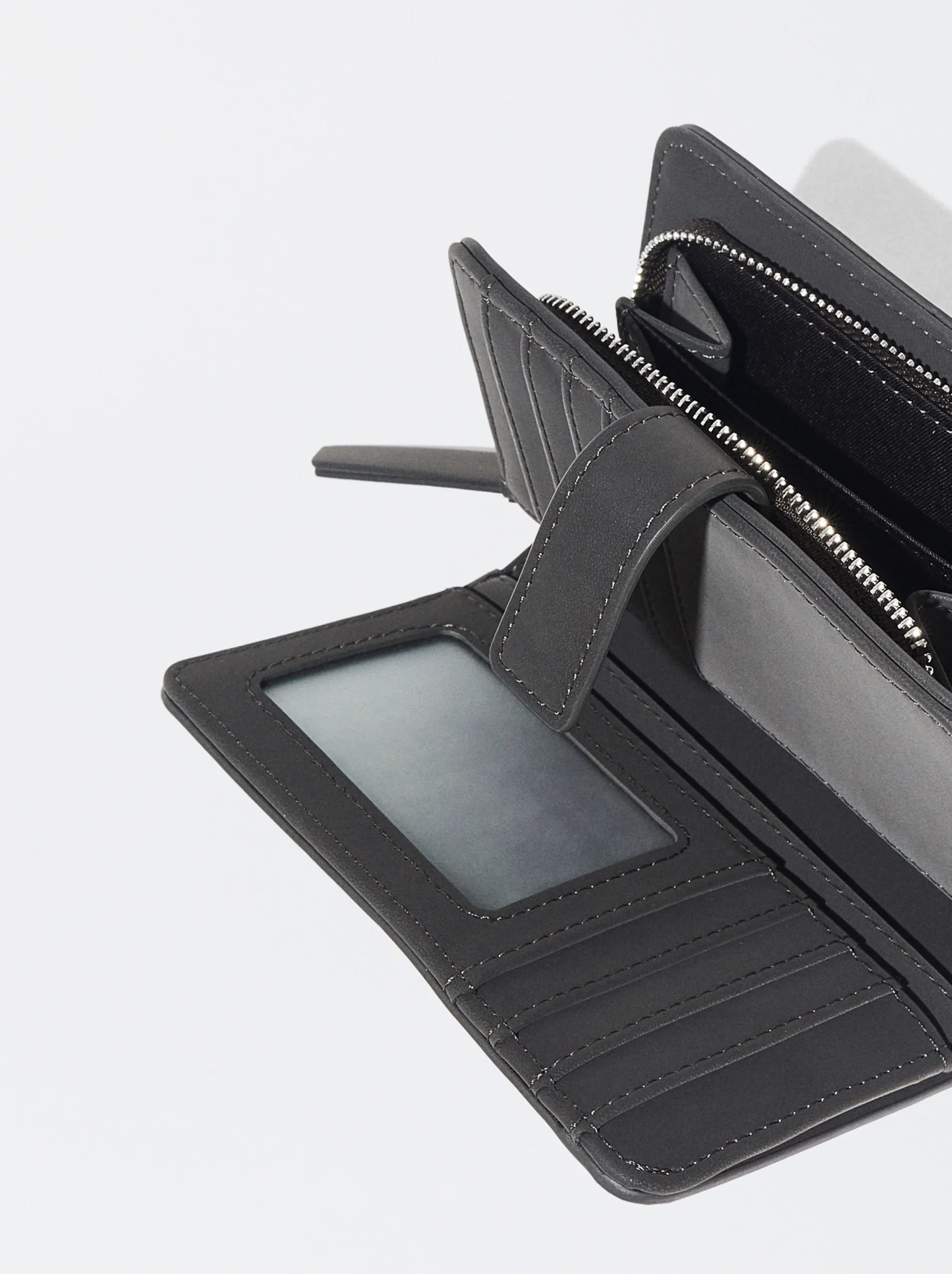 PARFOIS Cartera Básica Negro Cheap