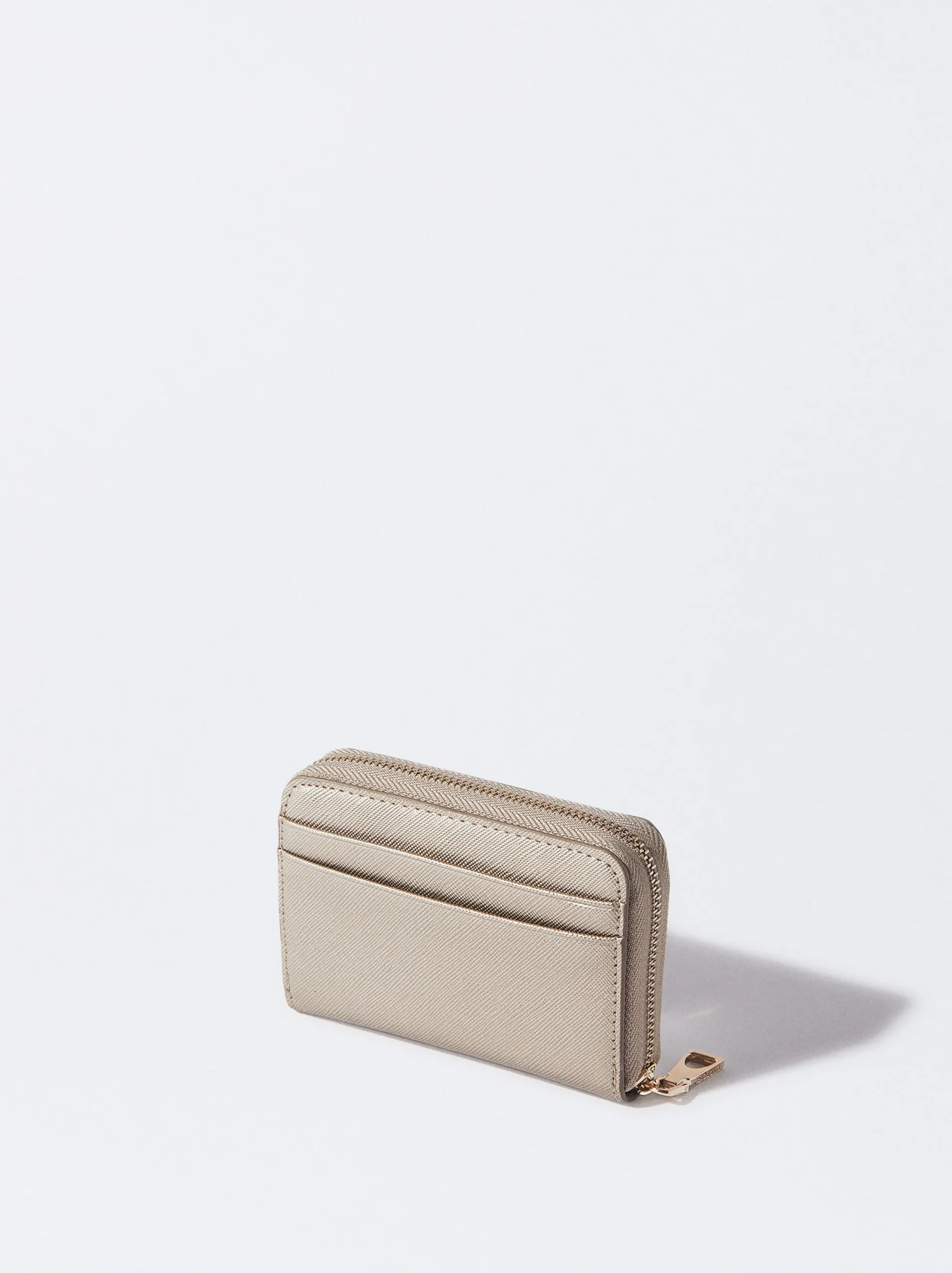 PARFOIS Cartera Básica Plateado Discount