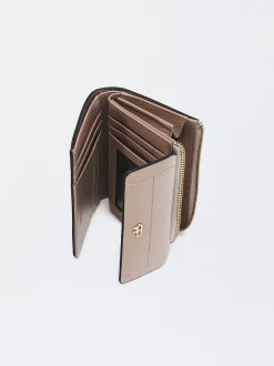 PARFOIS Cartera Cierre De Solapa Beige Cheap
