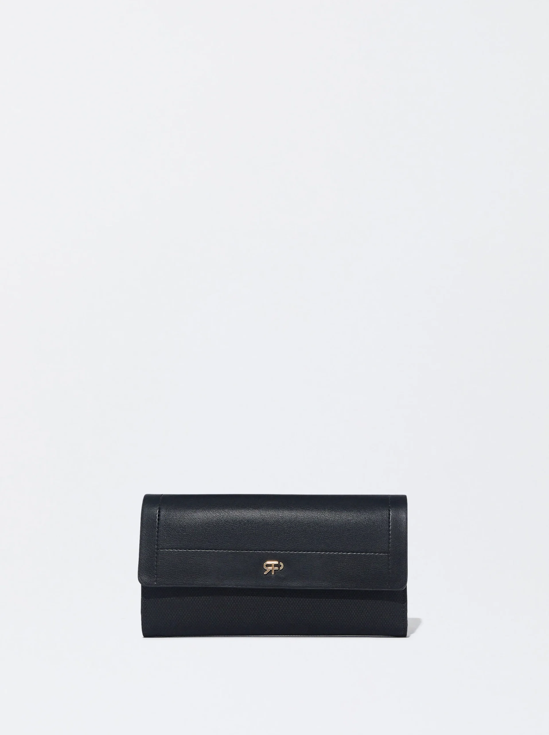 PARFOIS Cartera Cierre De Solapa Negro Cheap
