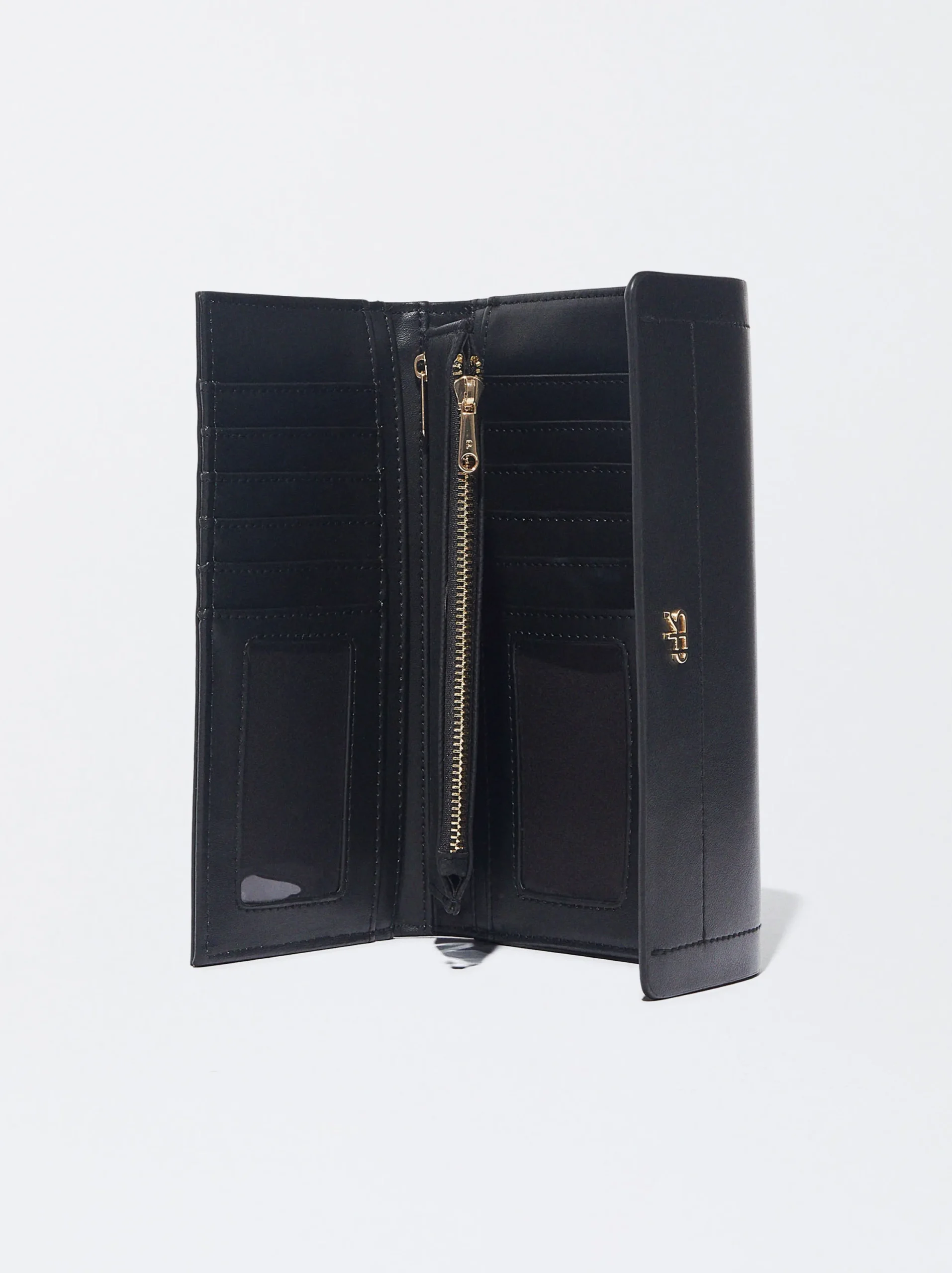 PARFOIS Cartera Cierre De Solapa Negro Cheap