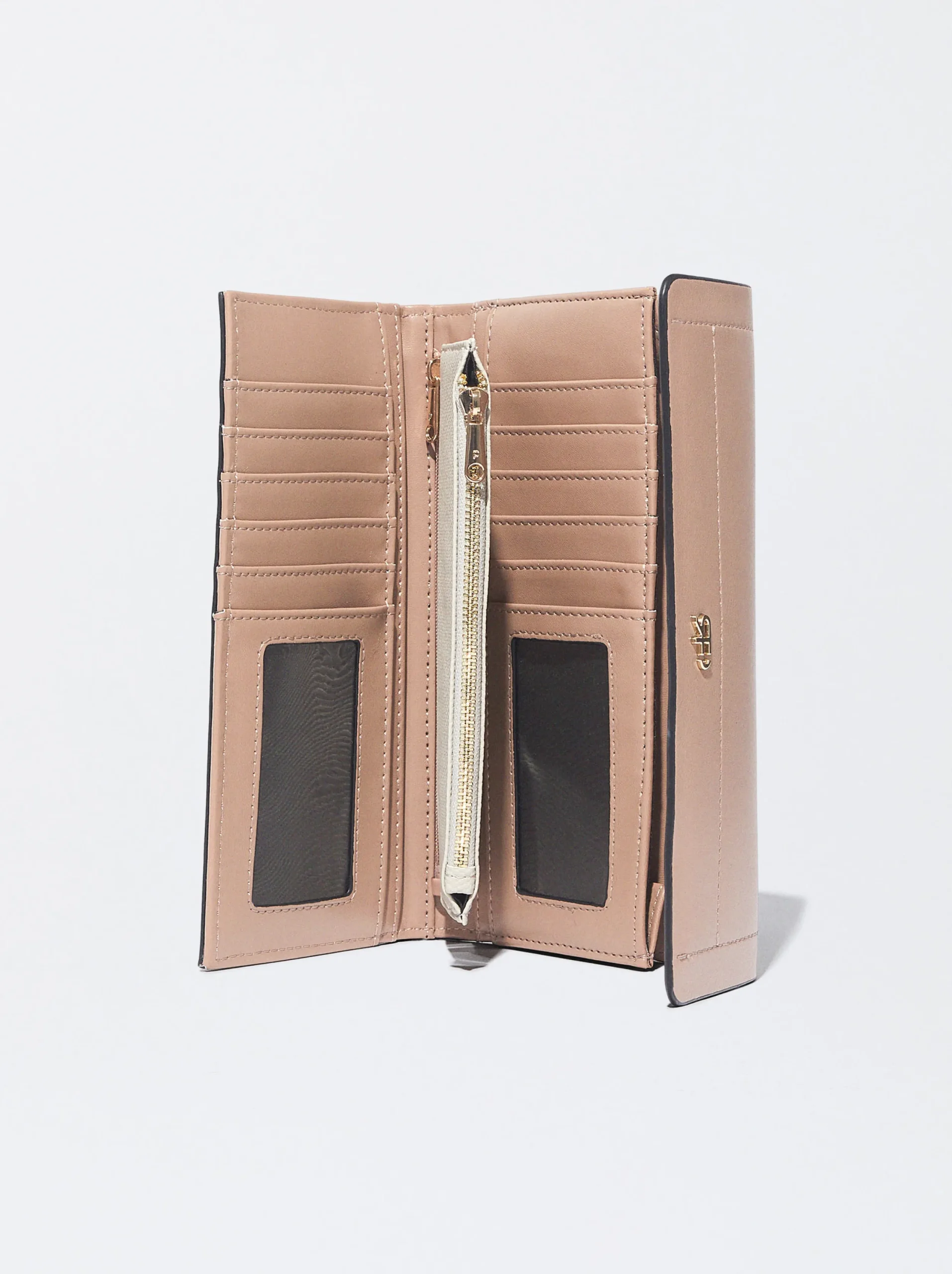 PARFOIS Cartera Cierre De Solapa Beige Shop