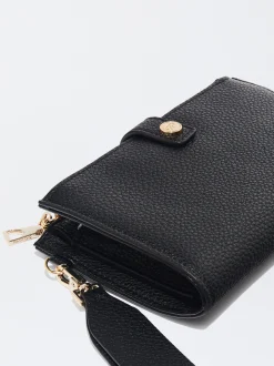 PARFOIS Cartera Con Asa De Mano Negro Best