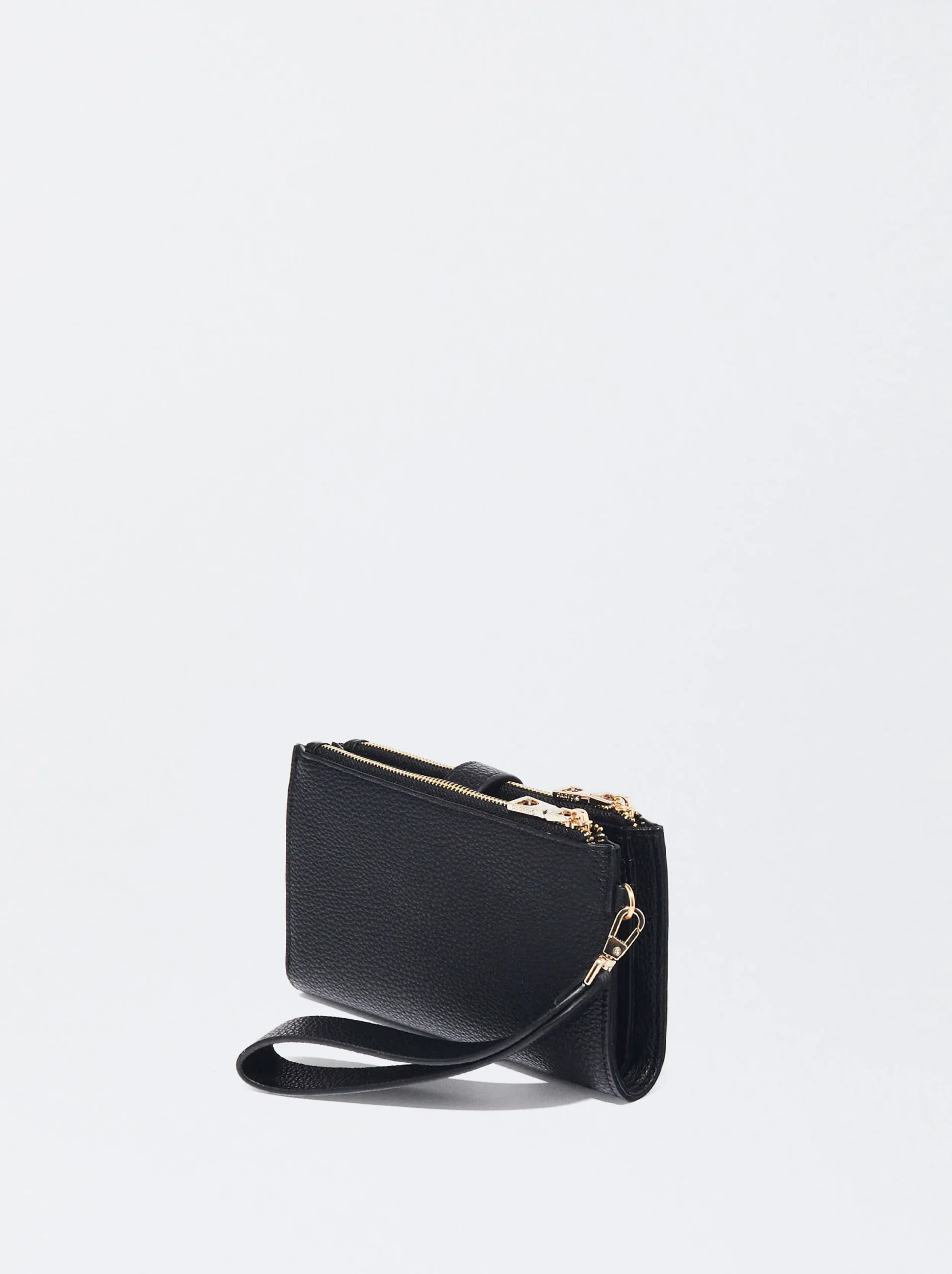PARFOIS Cartera Con Asa De Mano Negro Best