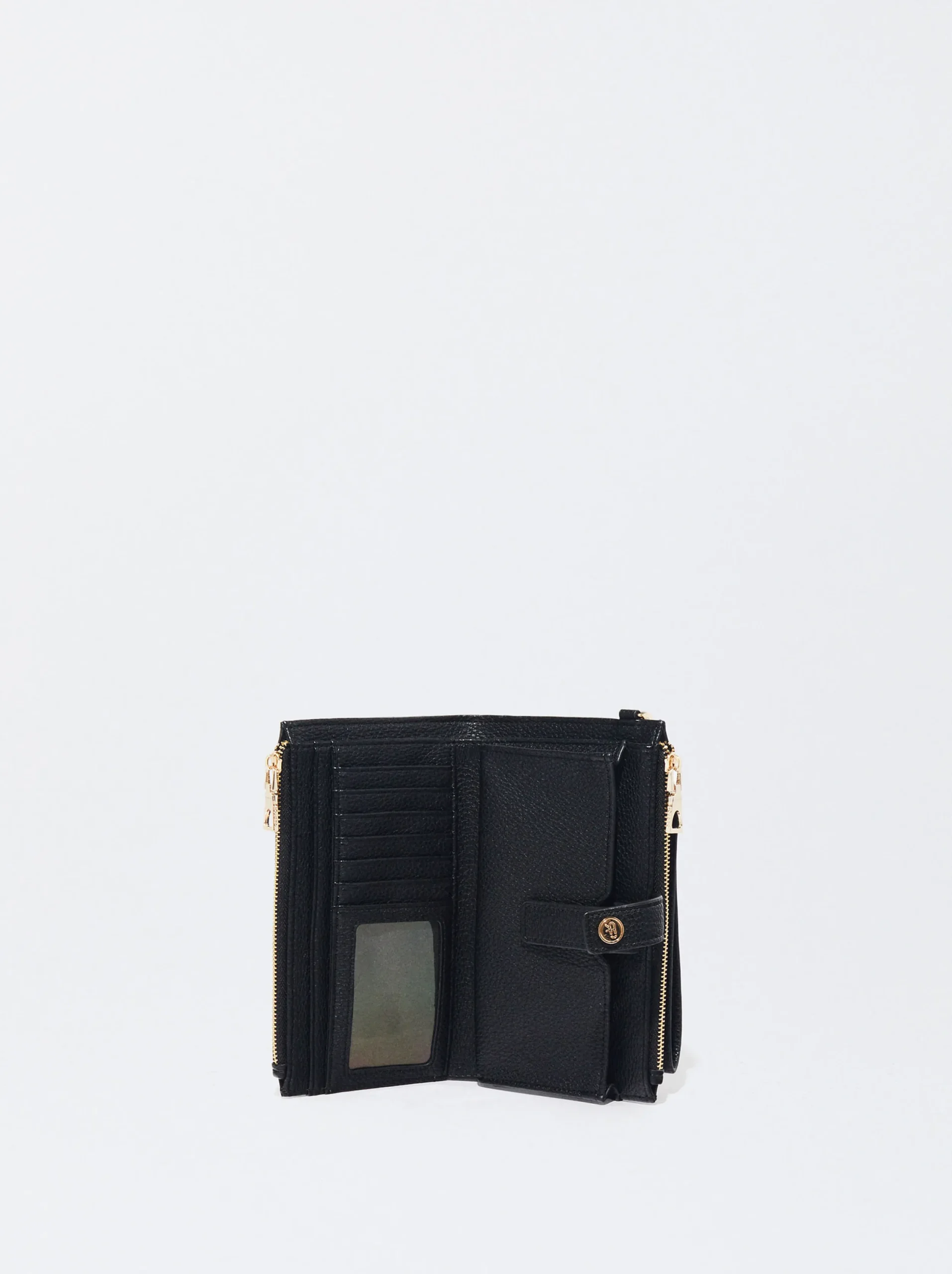 PARFOIS Cartera Con Asa De Mano Negro Best