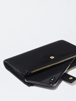 PARFOIS Cartera Con Asa De Mano Negro Best