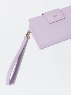 PARFOIS Cartera Con Asa De Mano Violeta Best Sale