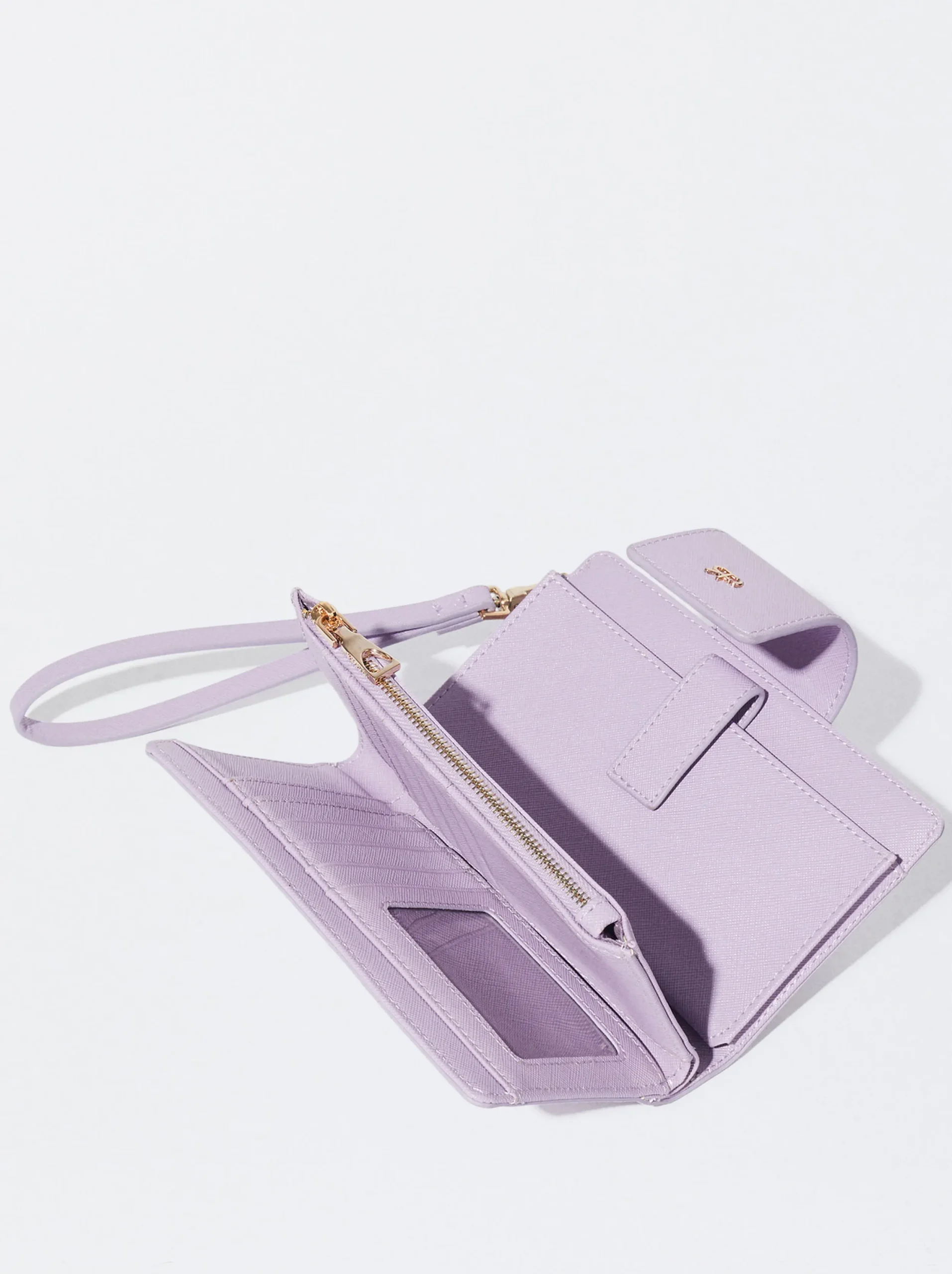 PARFOIS Cartera Con Asa De Mano Violeta Best Sale