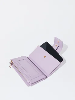 PARFOIS Cartera Con Asa De Mano Violeta Best Sale