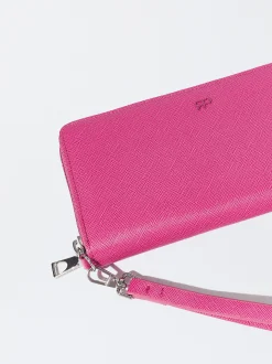 PARFOIS Cartera Con Asa De Mano Rosa New