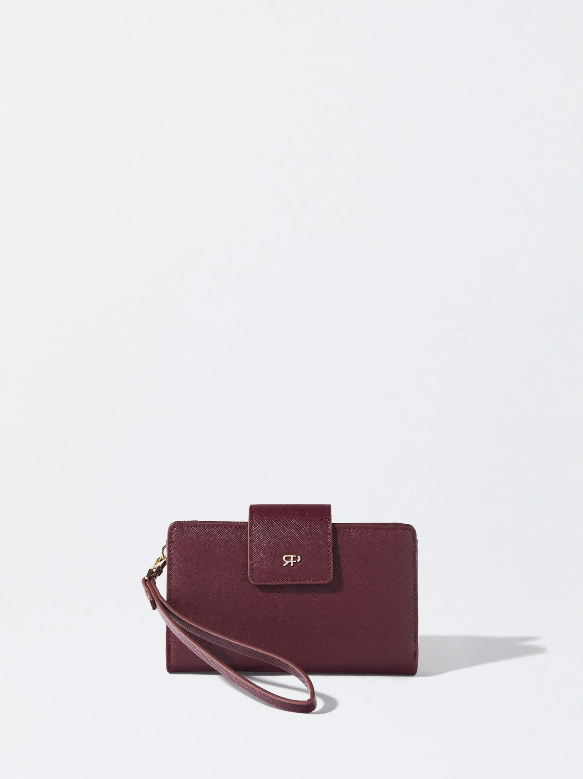 PARFOIS Cartera Con Asa De Mano Burdeos Store