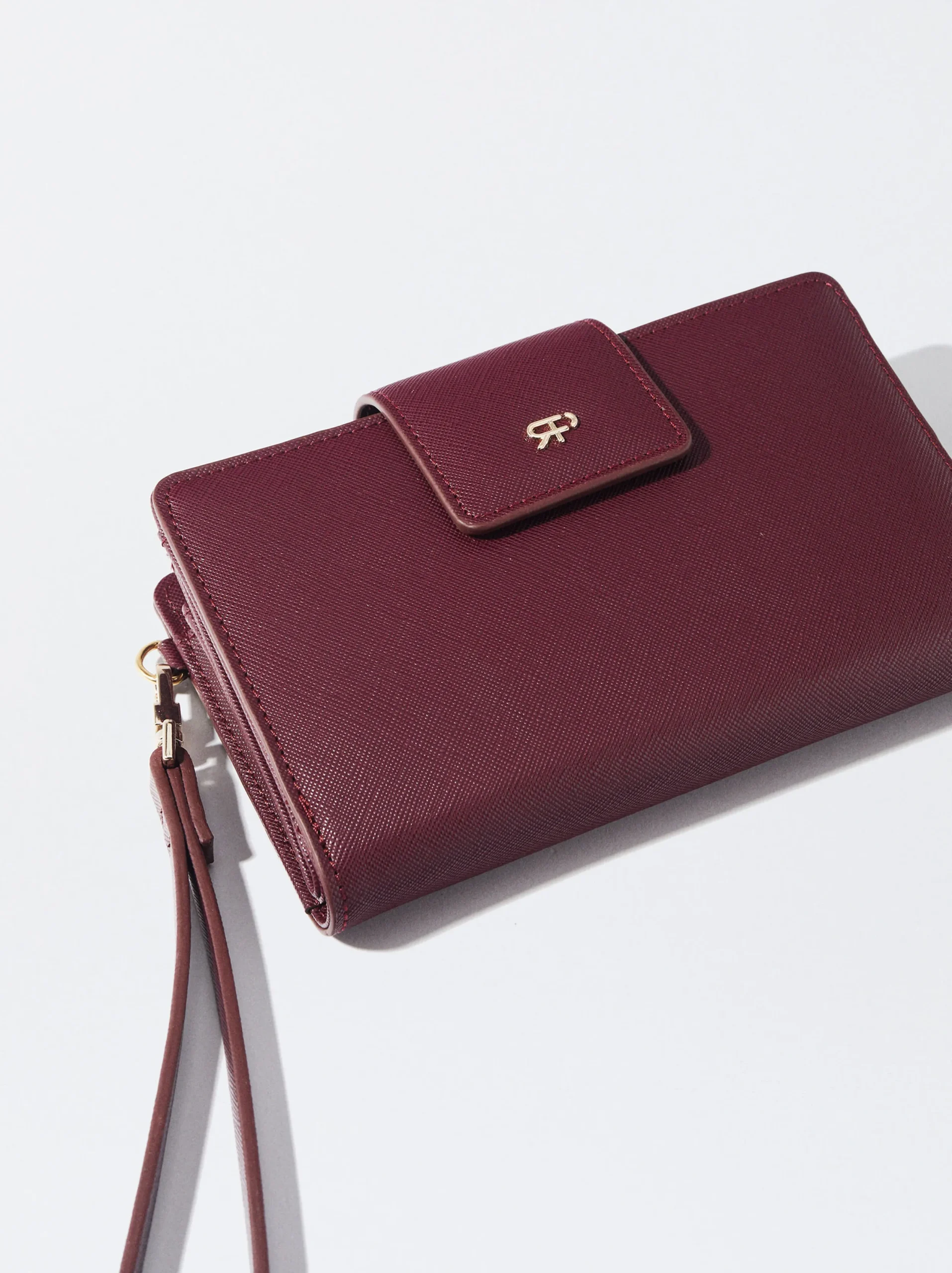 PARFOIS Cartera Con Asa De Mano Burdeos Store