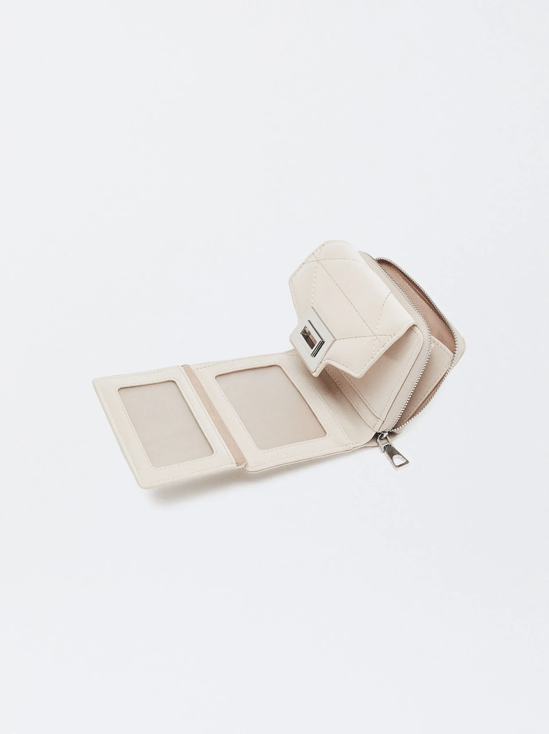 PARFOIS Cartera Con Cierre Giratorio Crudo Best