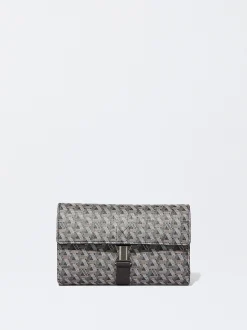 PARFOIS Cartera Con Estampado Gris Outlet