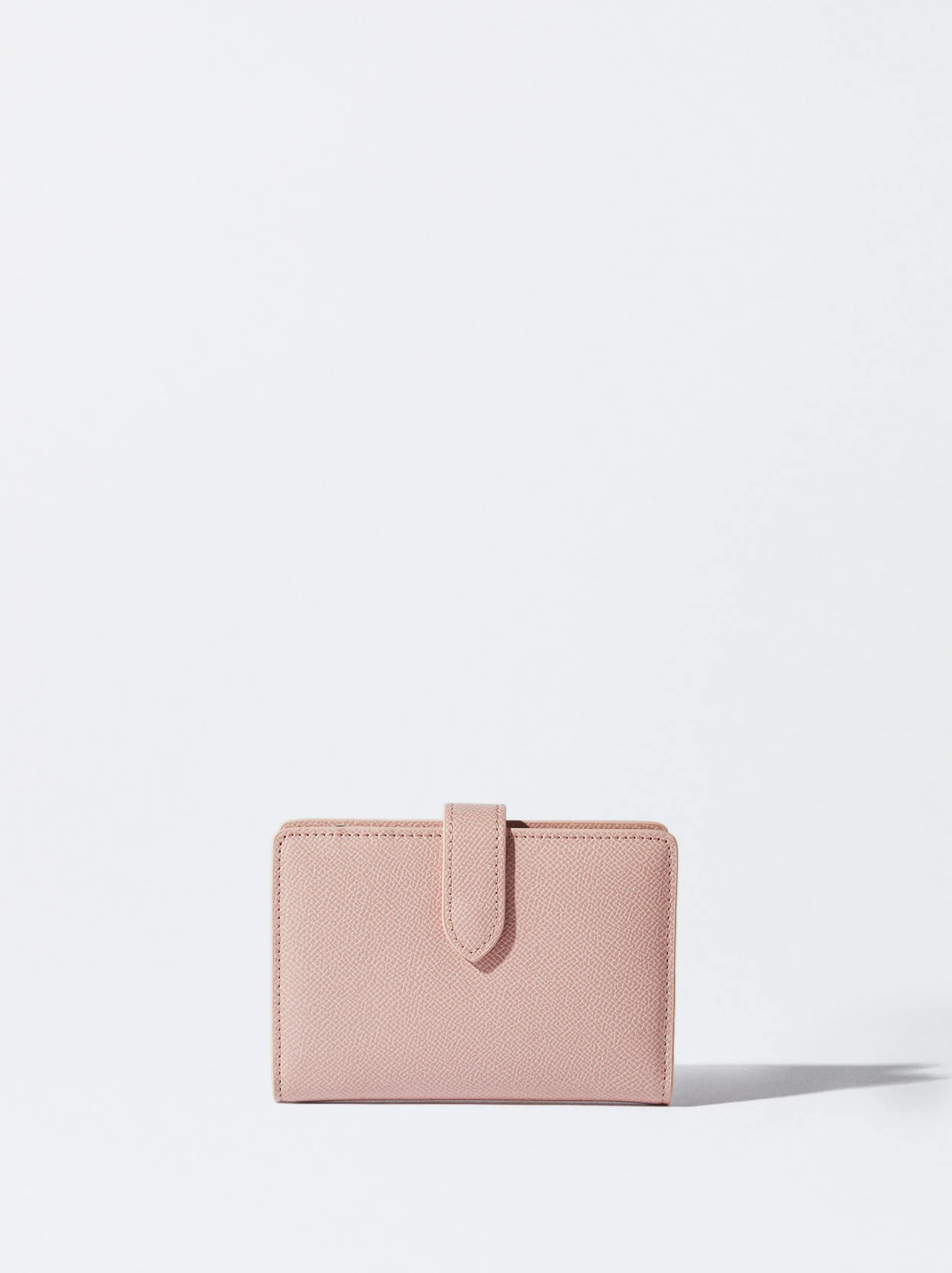PARFOIS Cartera Con Tarjetero Extraíble Rosa New