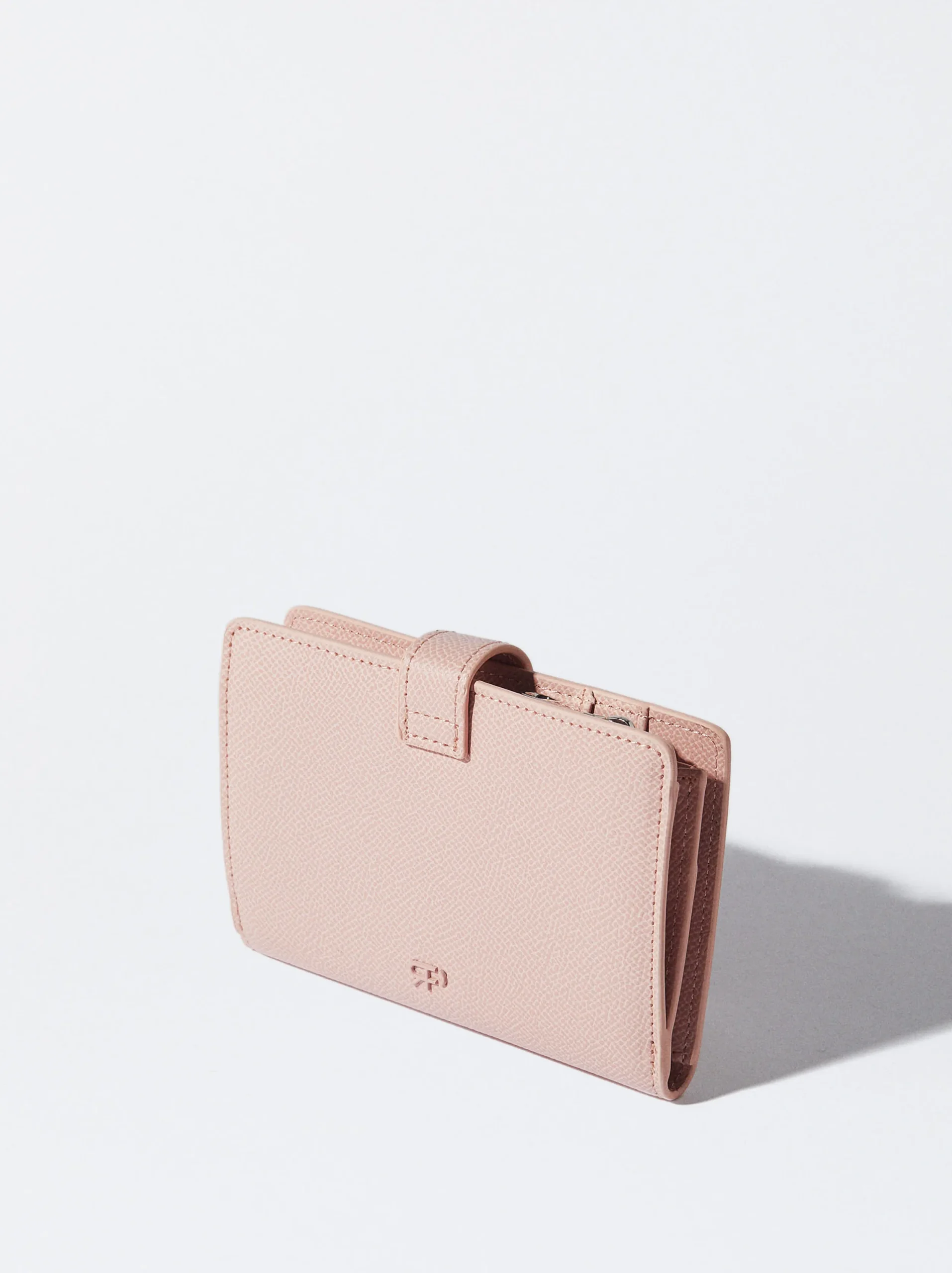PARFOIS Cartera Con Tarjetero Extraíble Rosa New