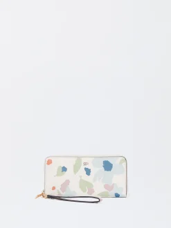 PARFOIS Cartera Cremallera Estampado Floral Multicor Cheap