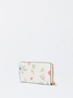 PARFOIS Cartera Cremallera Estampado Floral Multicor Cheap