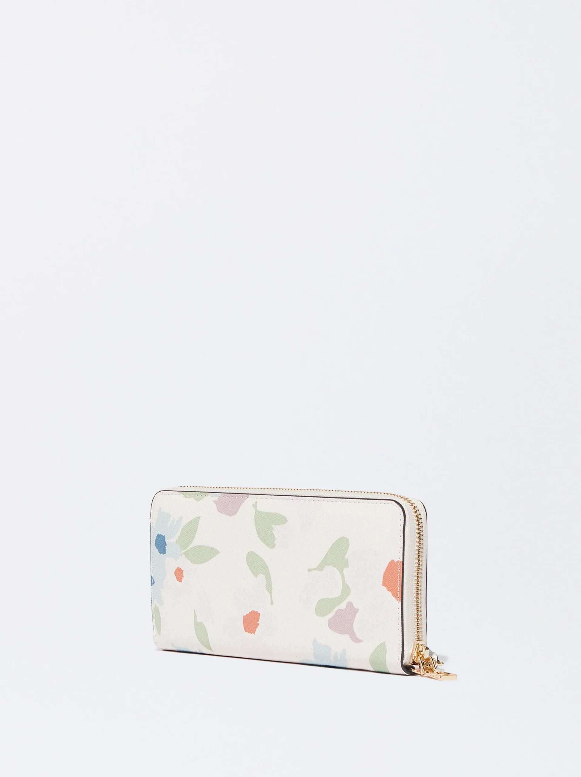 PARFOIS Cartera Cremallera Estampado Floral Multicor Cheap