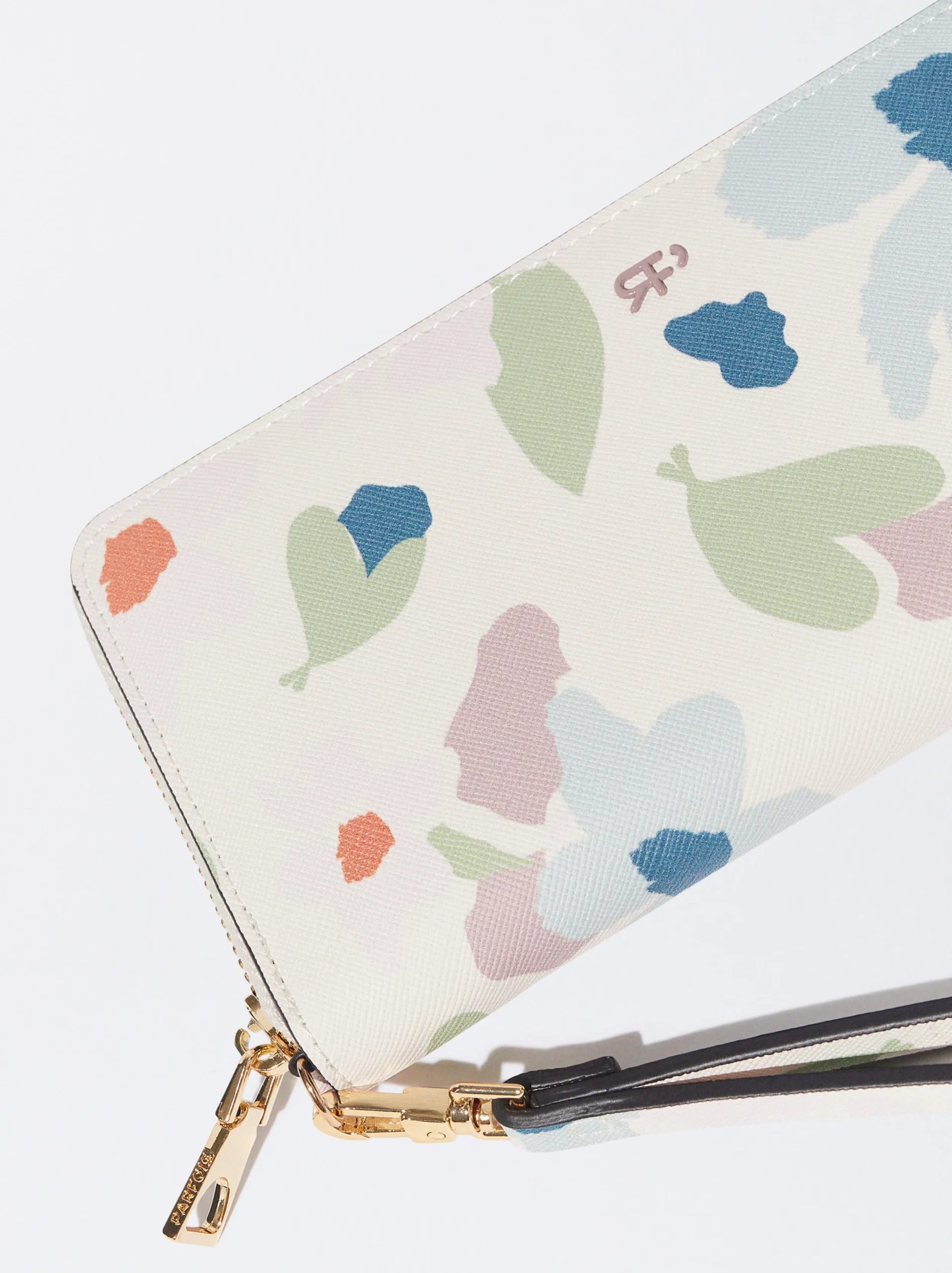 PARFOIS Cartera Cremallera Estampado Floral Multicor Cheap