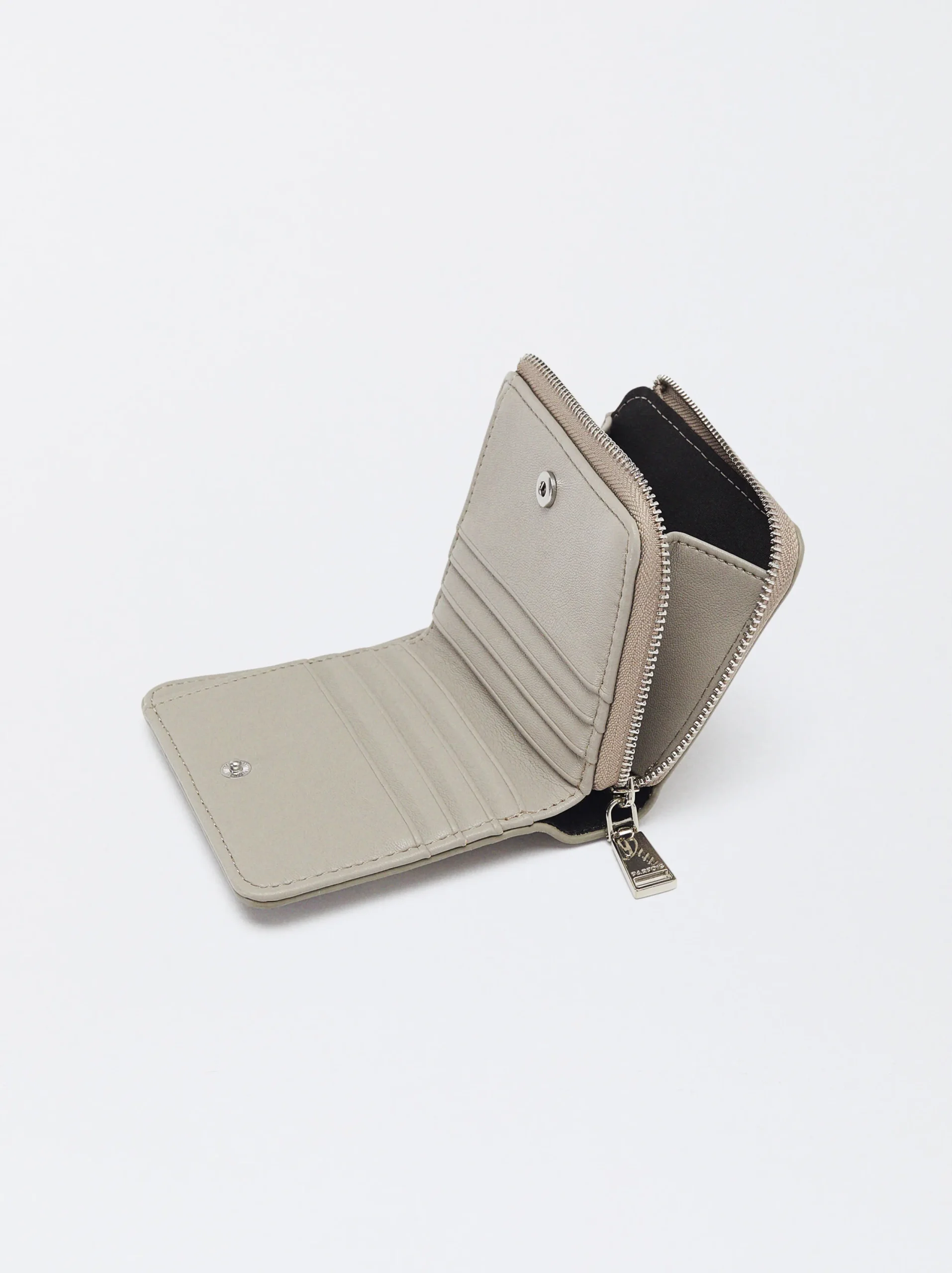 PARFOIS Cartera En Serraje Gris Sale