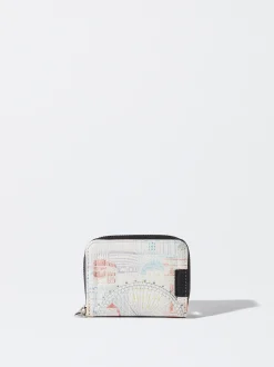 PARFOIS Cartera Estampado Azul Cheap