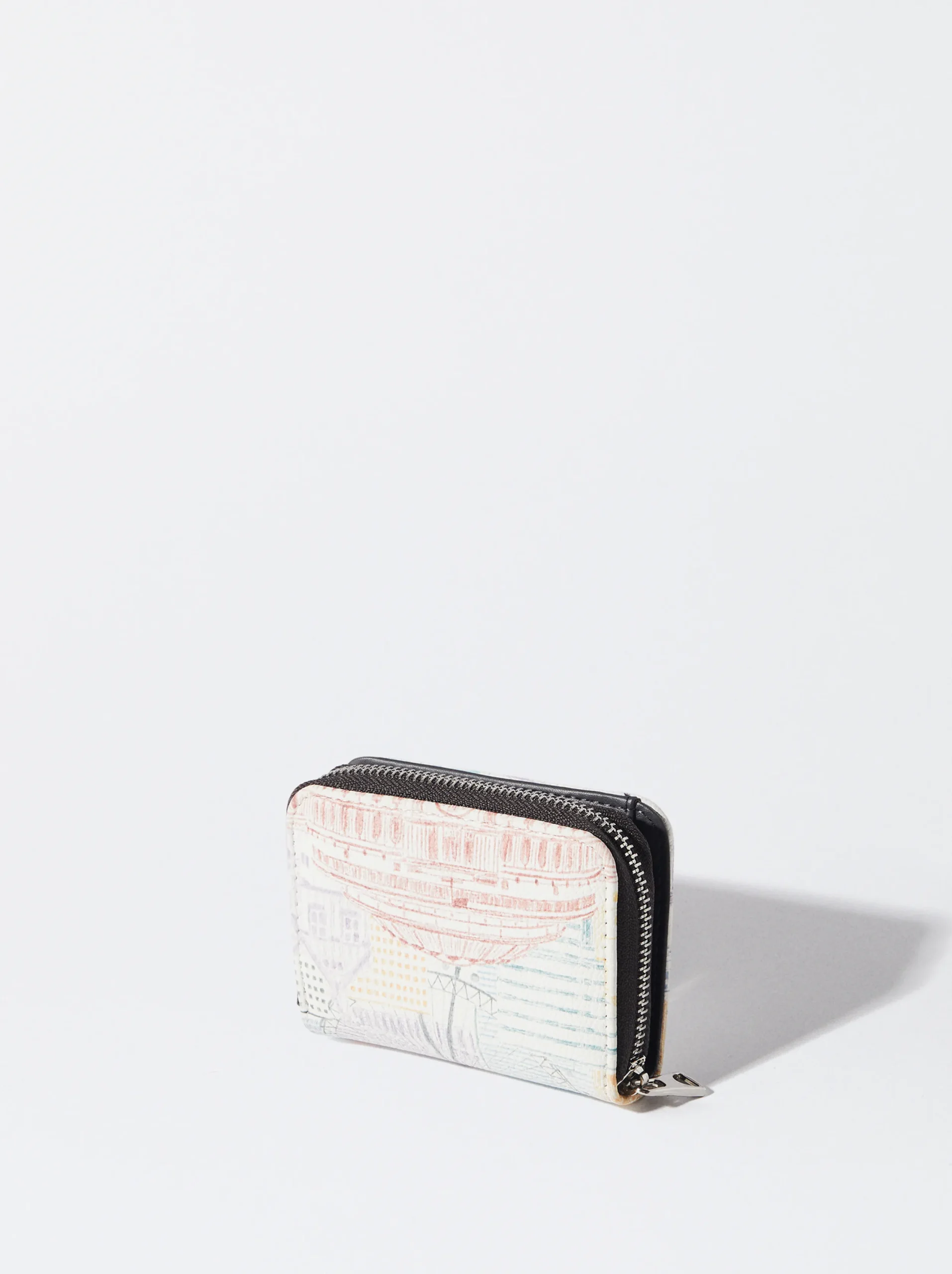PARFOIS Cartera Estampado Azul Cheap