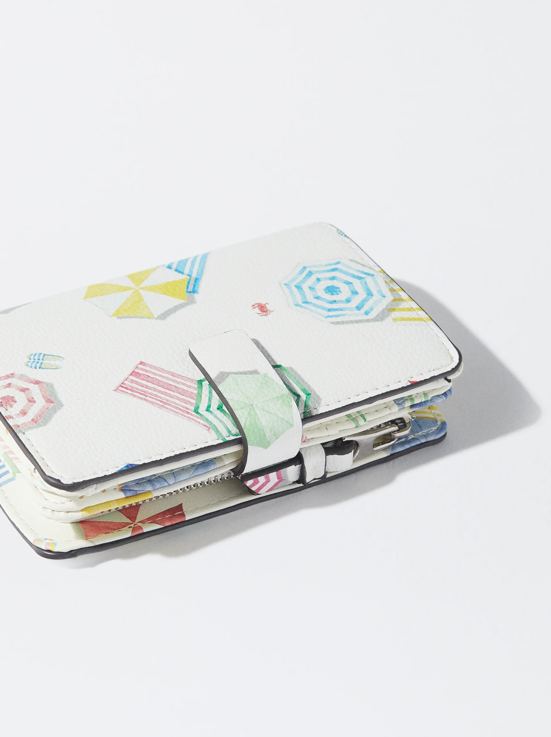 PARFOIS Cartera Estampado Azul New