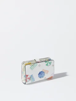 PARFOIS Cartera Estampado Azul New