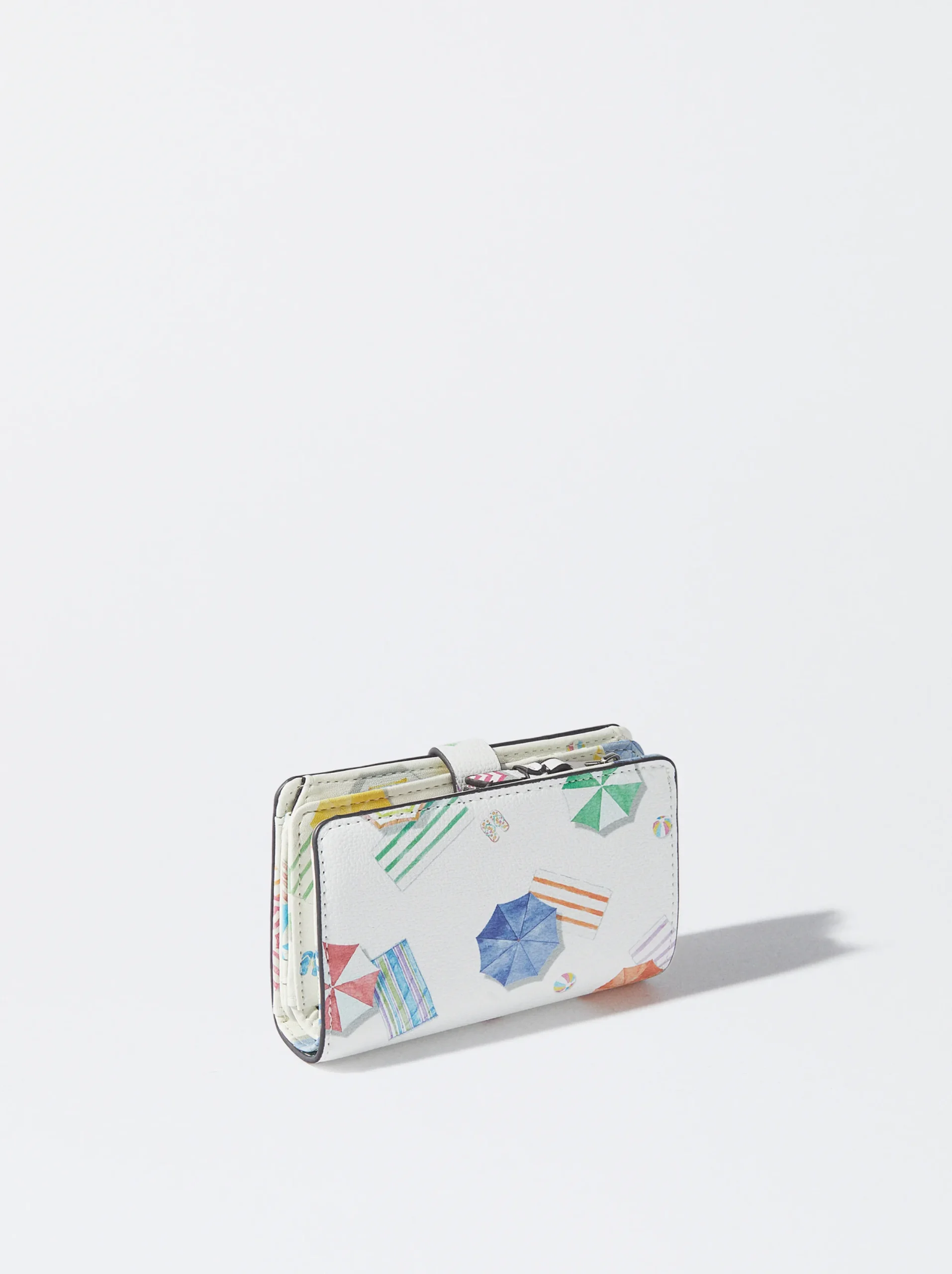 PARFOIS Cartera Estampado Azul New