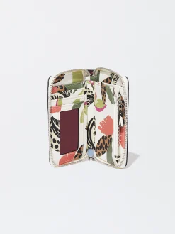 PARFOIS Cartera Estampado Floral Crudo Clearance