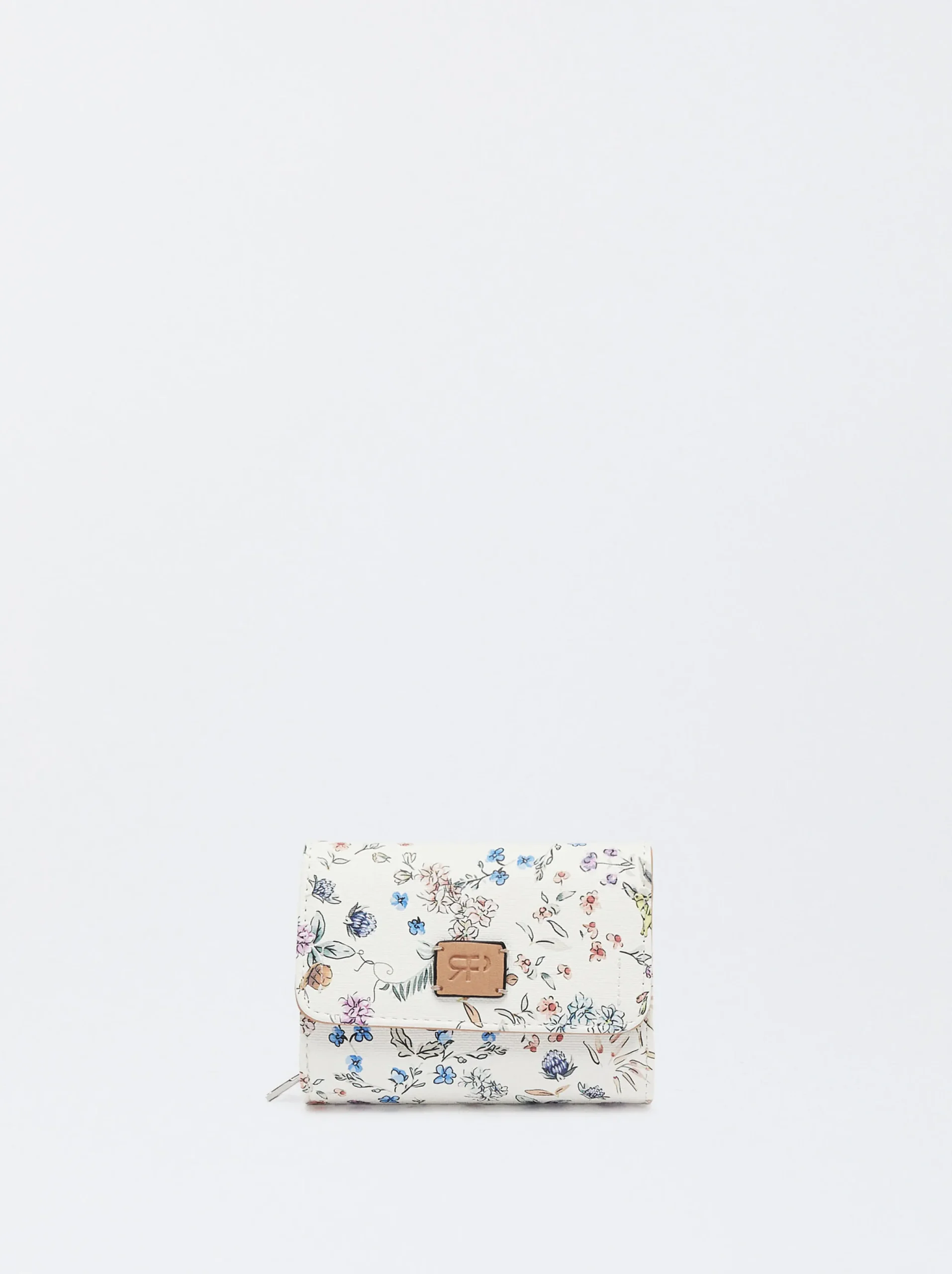 PARFOIS Cartera Estampado Floral Crudo New