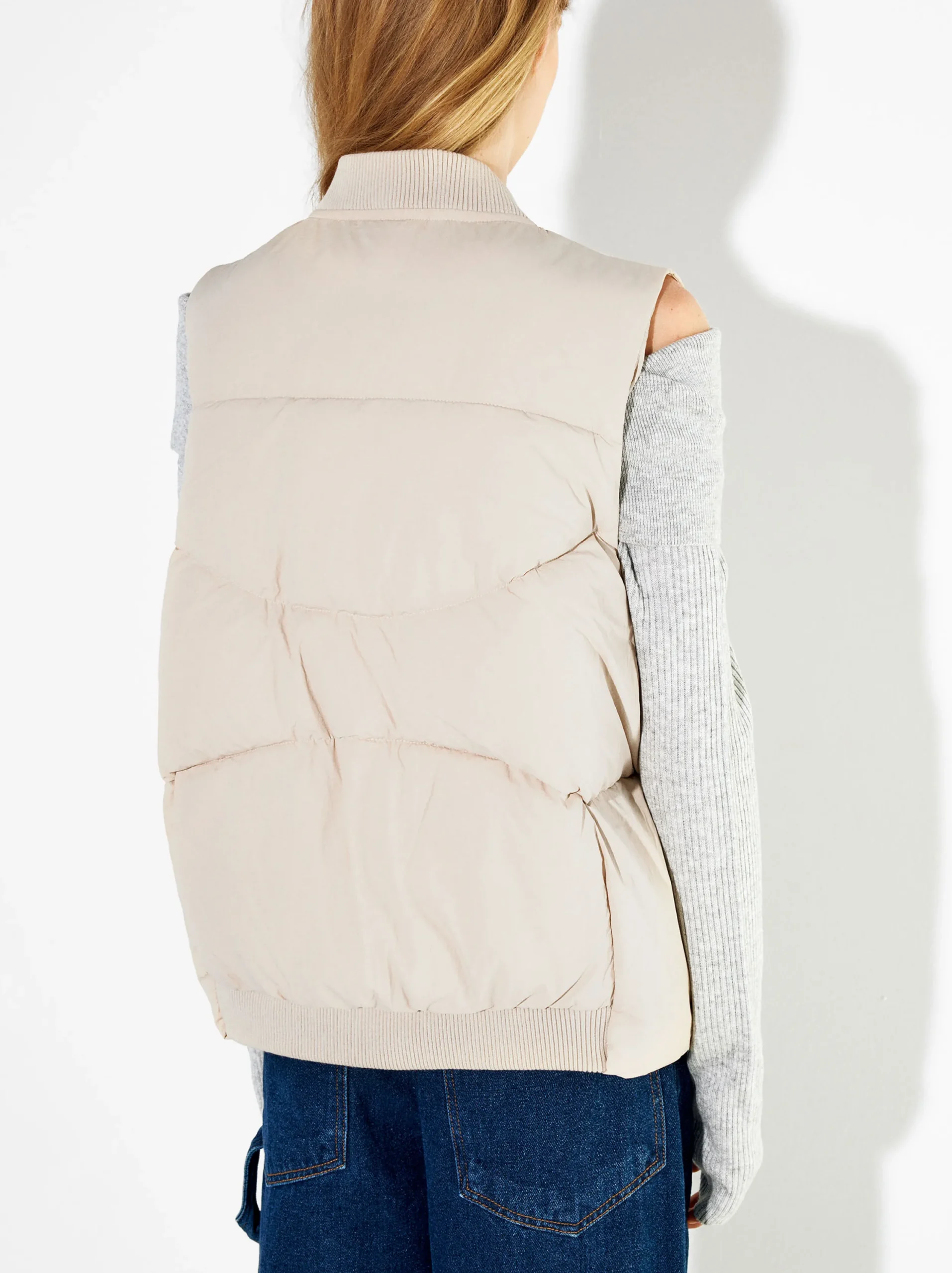 PARFOIS Chaleco Acolchado Crudo Best Sale
