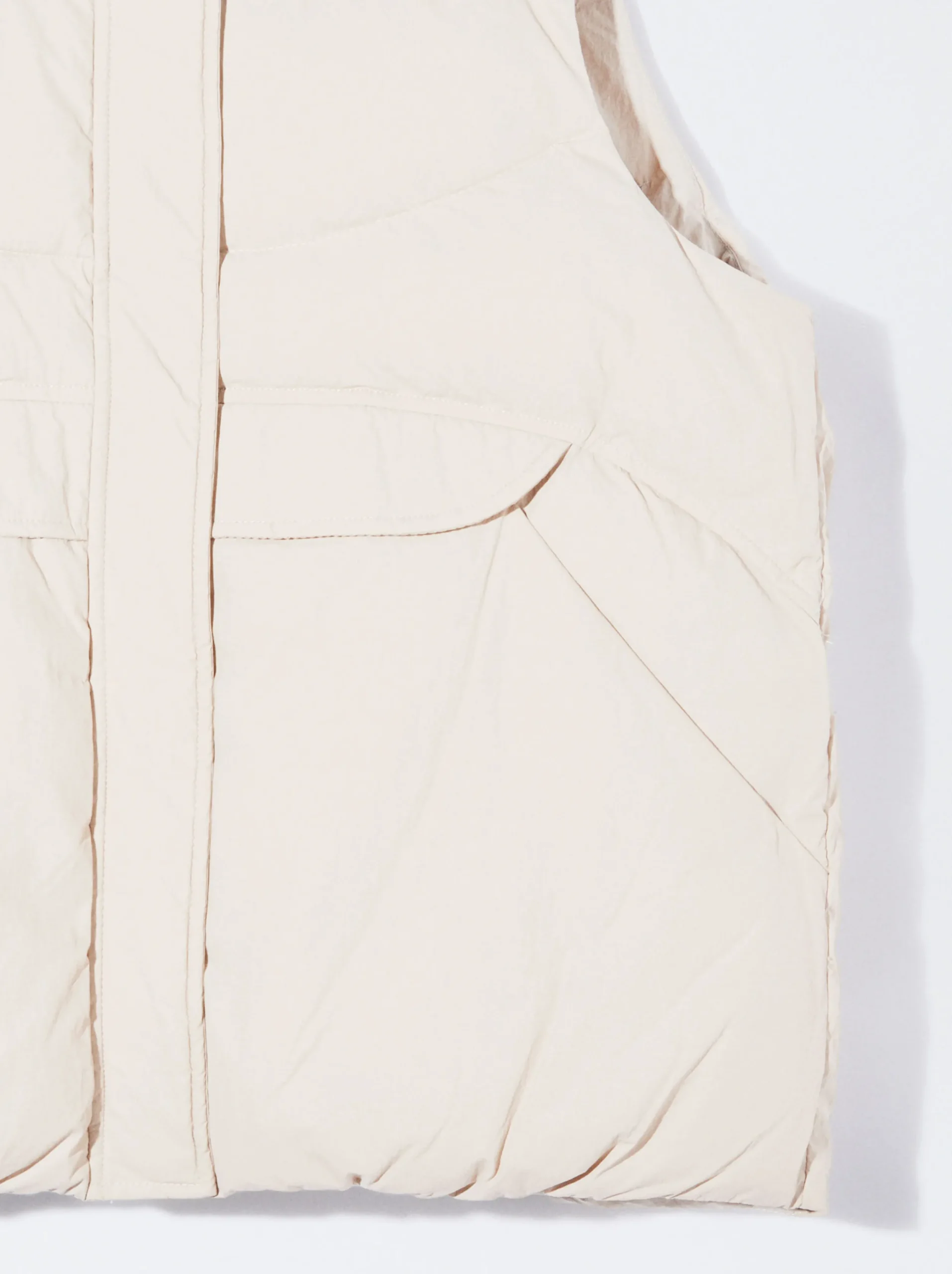 PARFOIS Chaleco Acolchado Crudo Best Sale