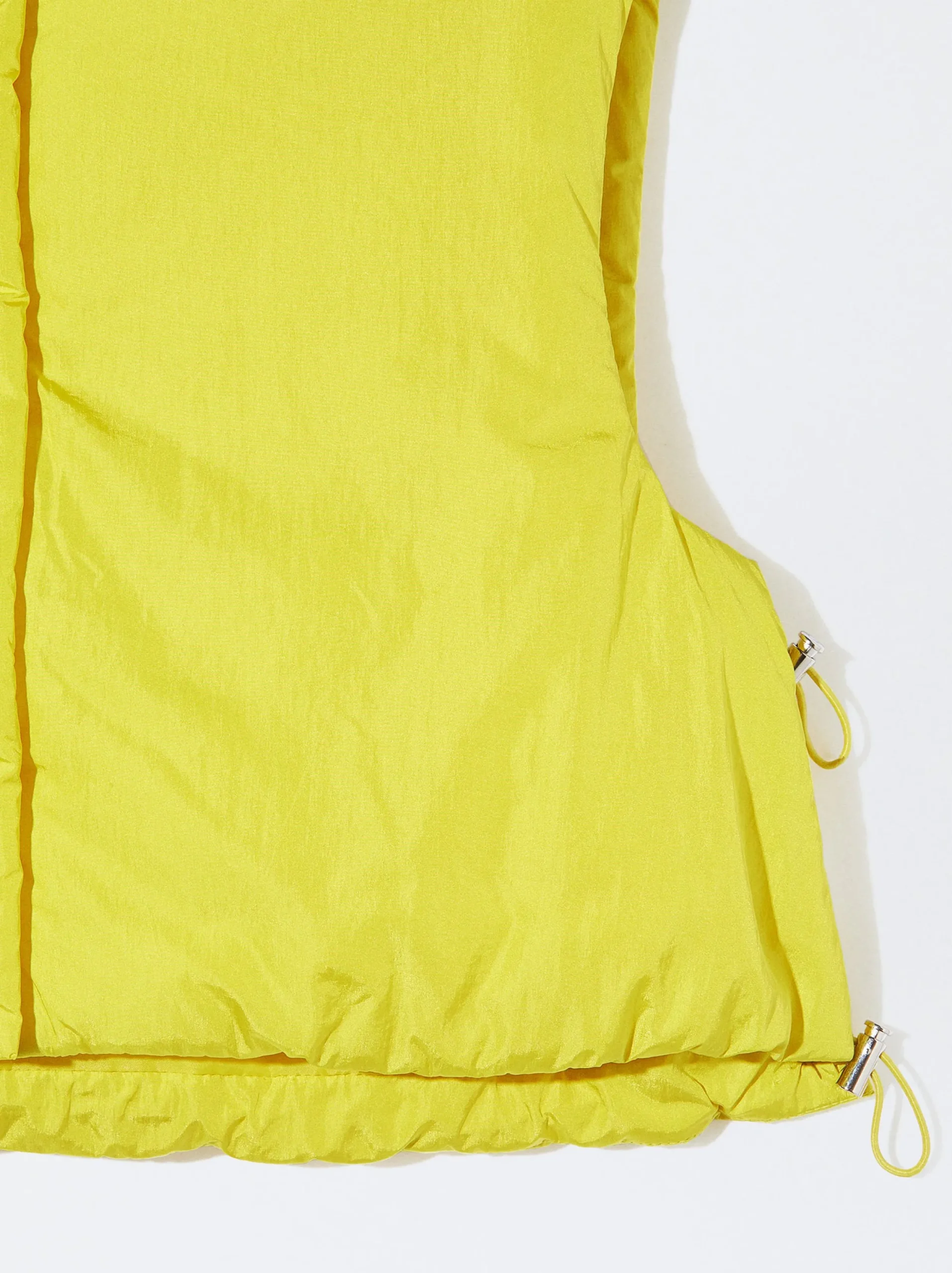 PARFOIS Chaleco Cropped Acolchado Amarillo Cheap
