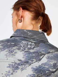 PARFOIS Chaqueta Estampada 100% Algod&oacute;n Multicor Discount
