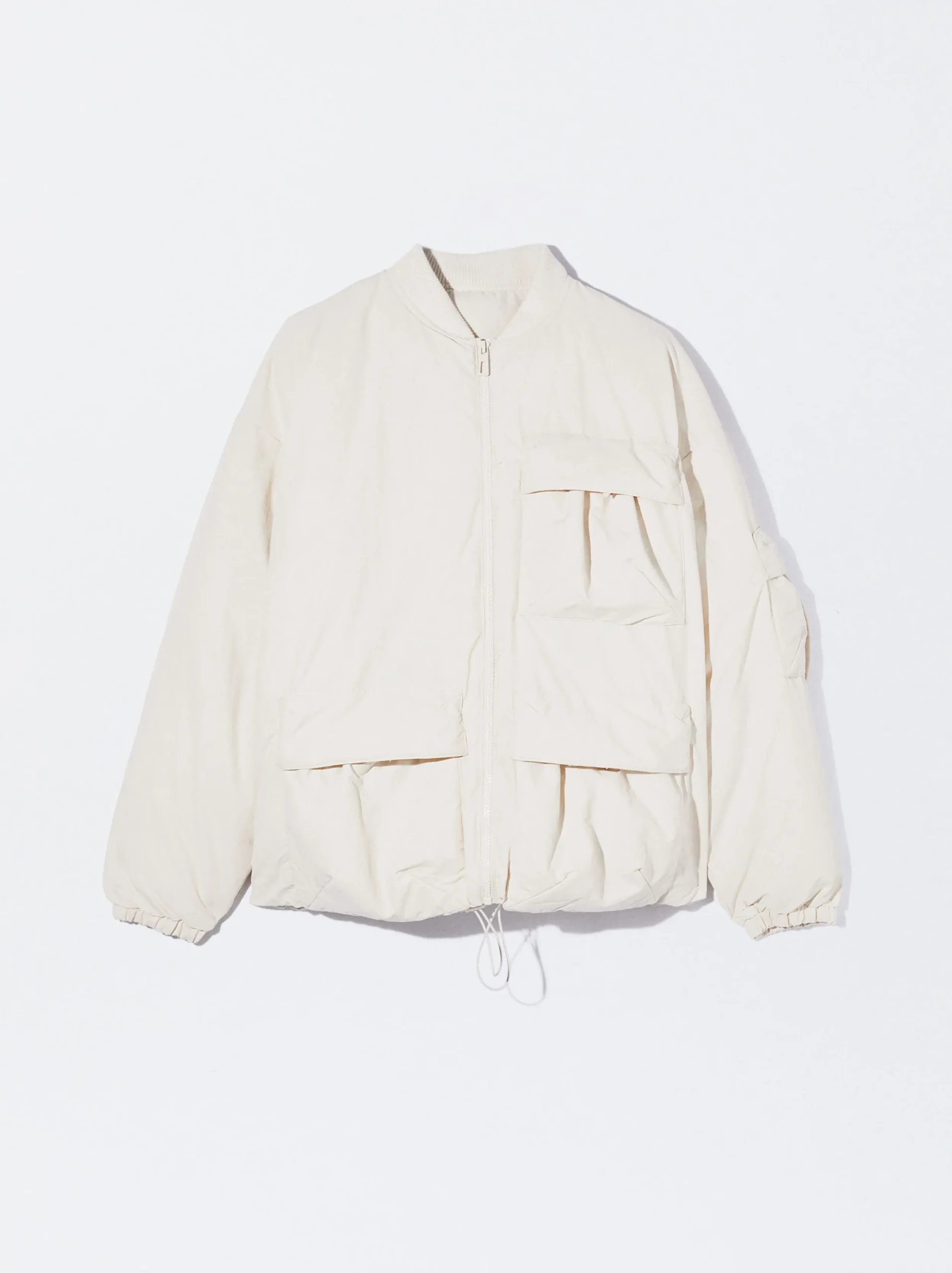 PARFOIS Chaqueta Leve Con Bolsillos Crudo Store