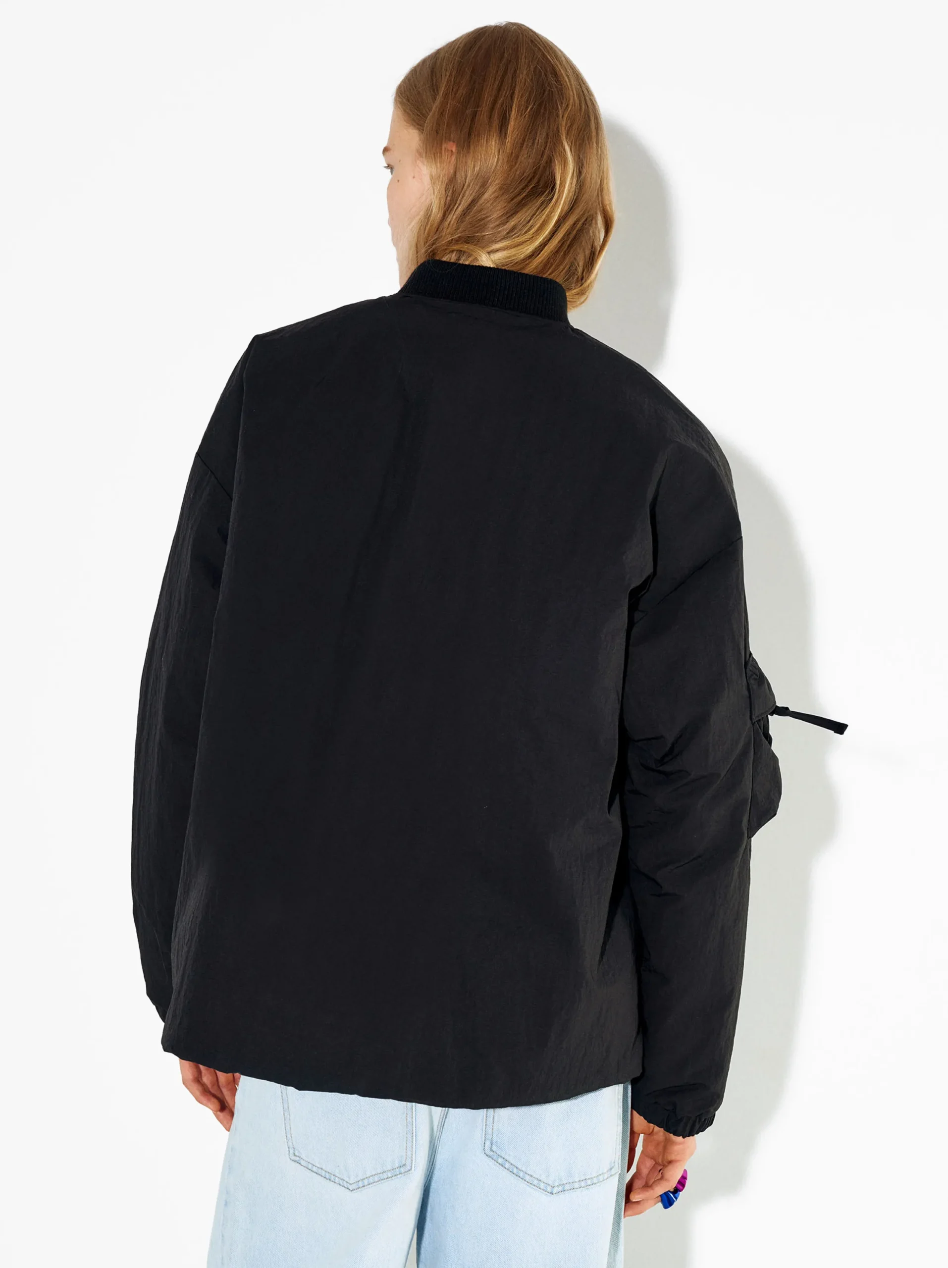 PARFOIS Chaqueta Leve Con Bolsillos Negro Cheap