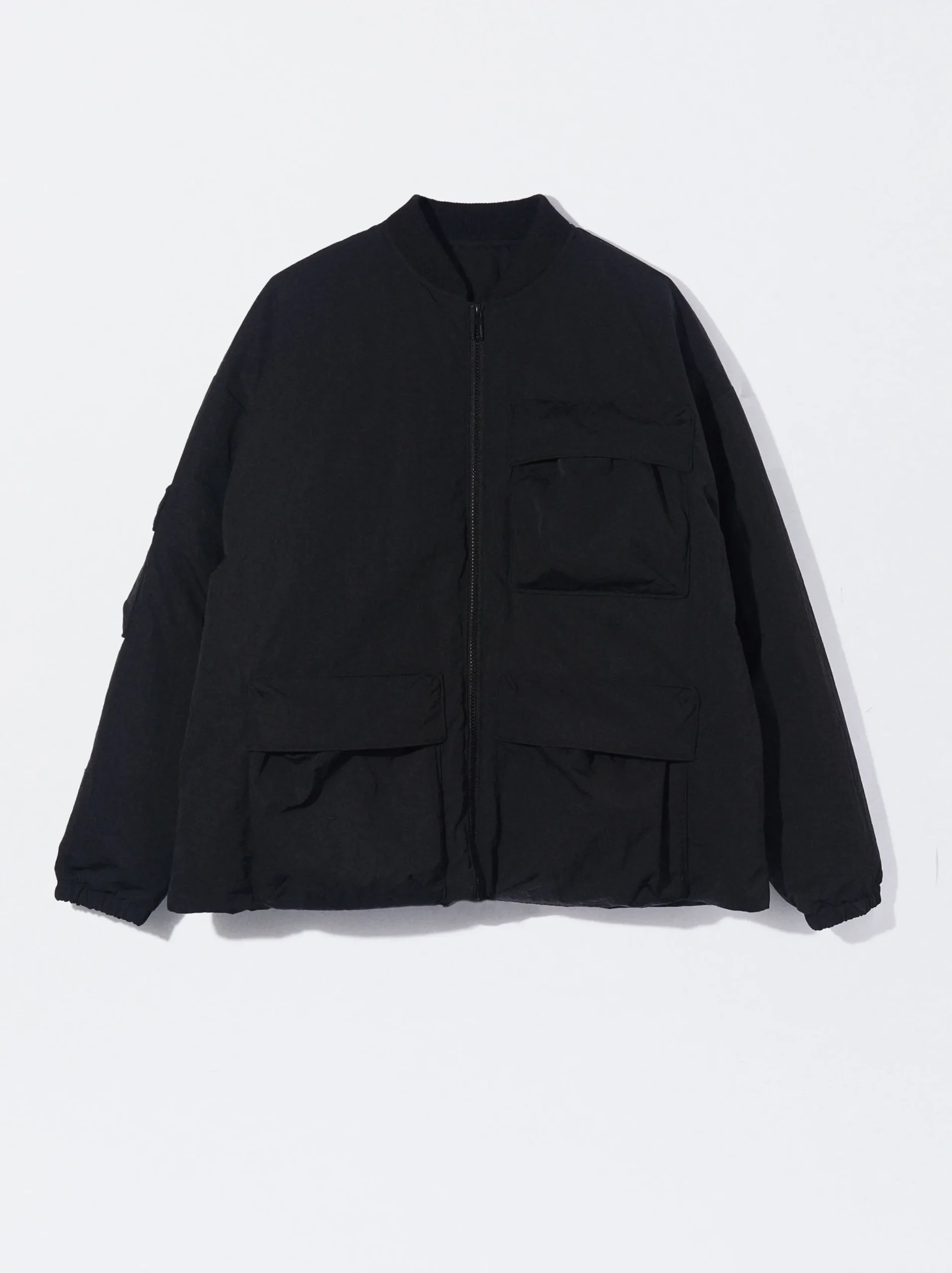 PARFOIS Chaqueta Leve Con Bolsillos Negro Cheap