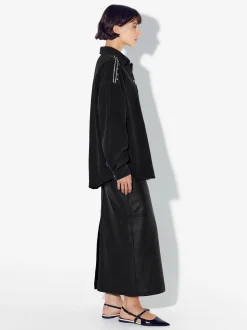 PARFOIS Chaqueta Vaquera Con Cristales Negro Hot