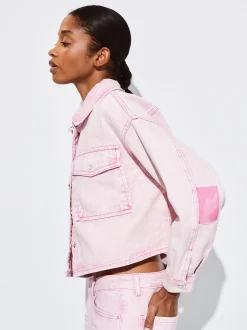PARFOIS Chaqueta Vaquera Corta Rosa Store