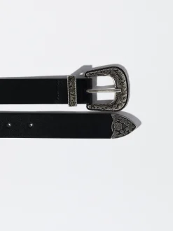 PARFOIS Cinturón Cowboy Negro Flash Sale